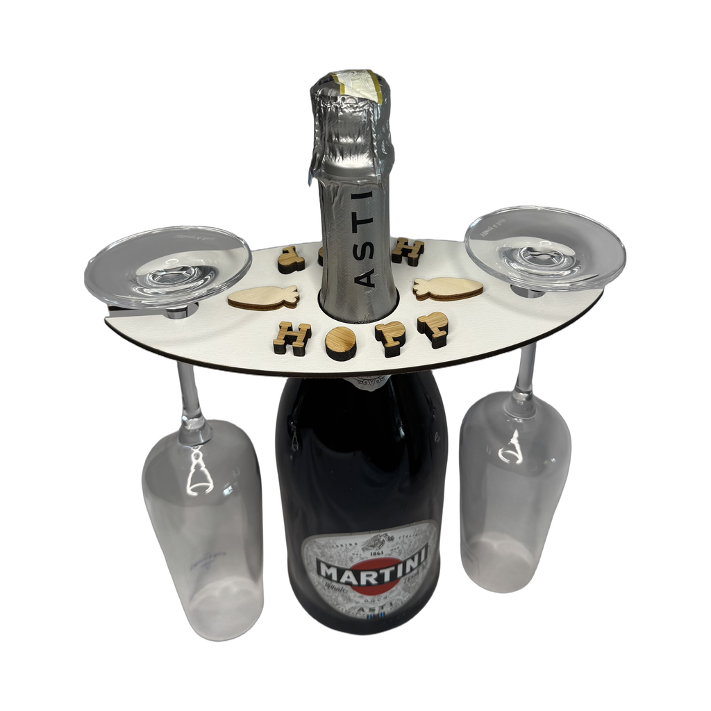Flaschenaufsatz mit Glashalter – Oster Edition