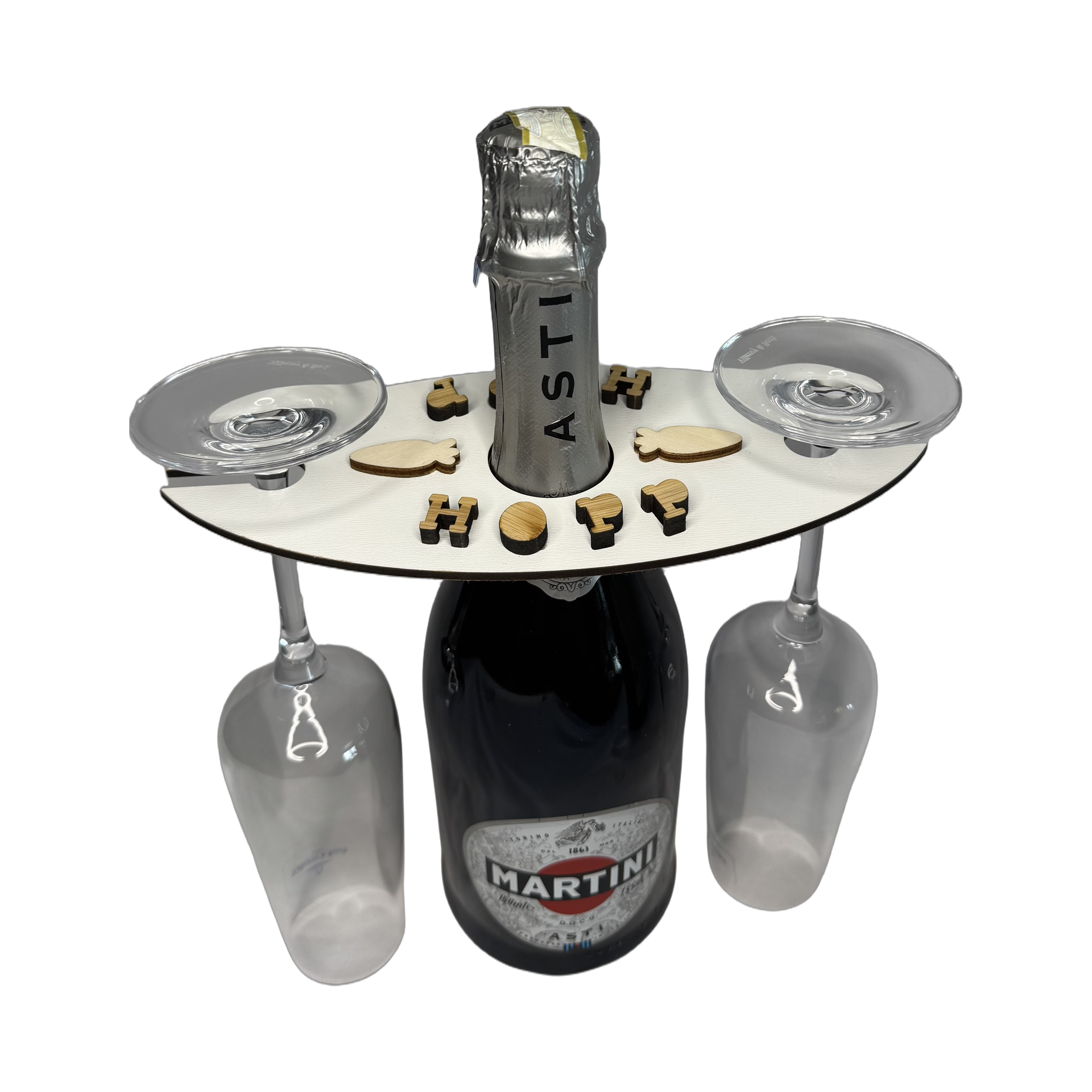 Flaschenaufsatz mit Glashalter – Oster Edition