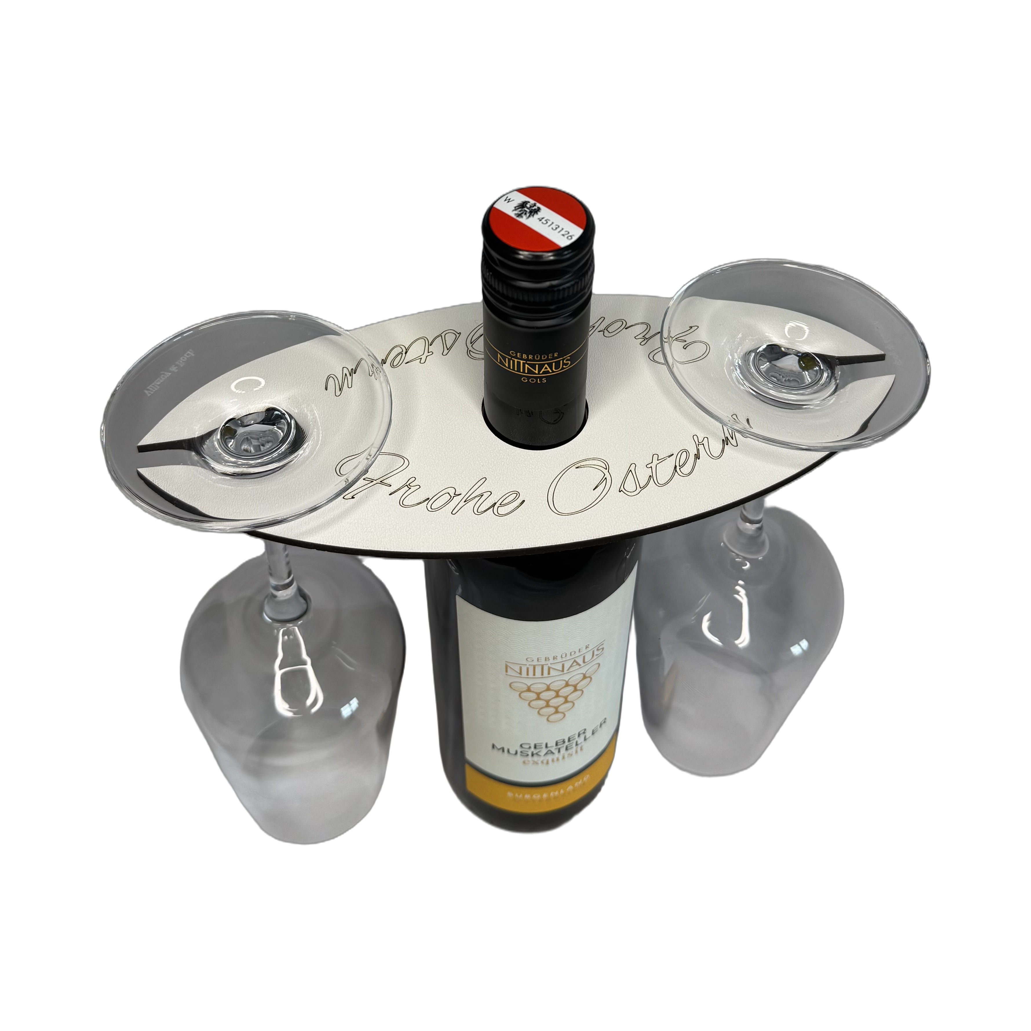 Flaschenaufsatz mit Glashalter – Oster Edition