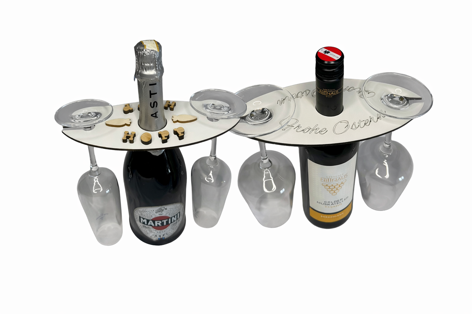 Flaschenaufsatz mit Glashalter – Oster Edition