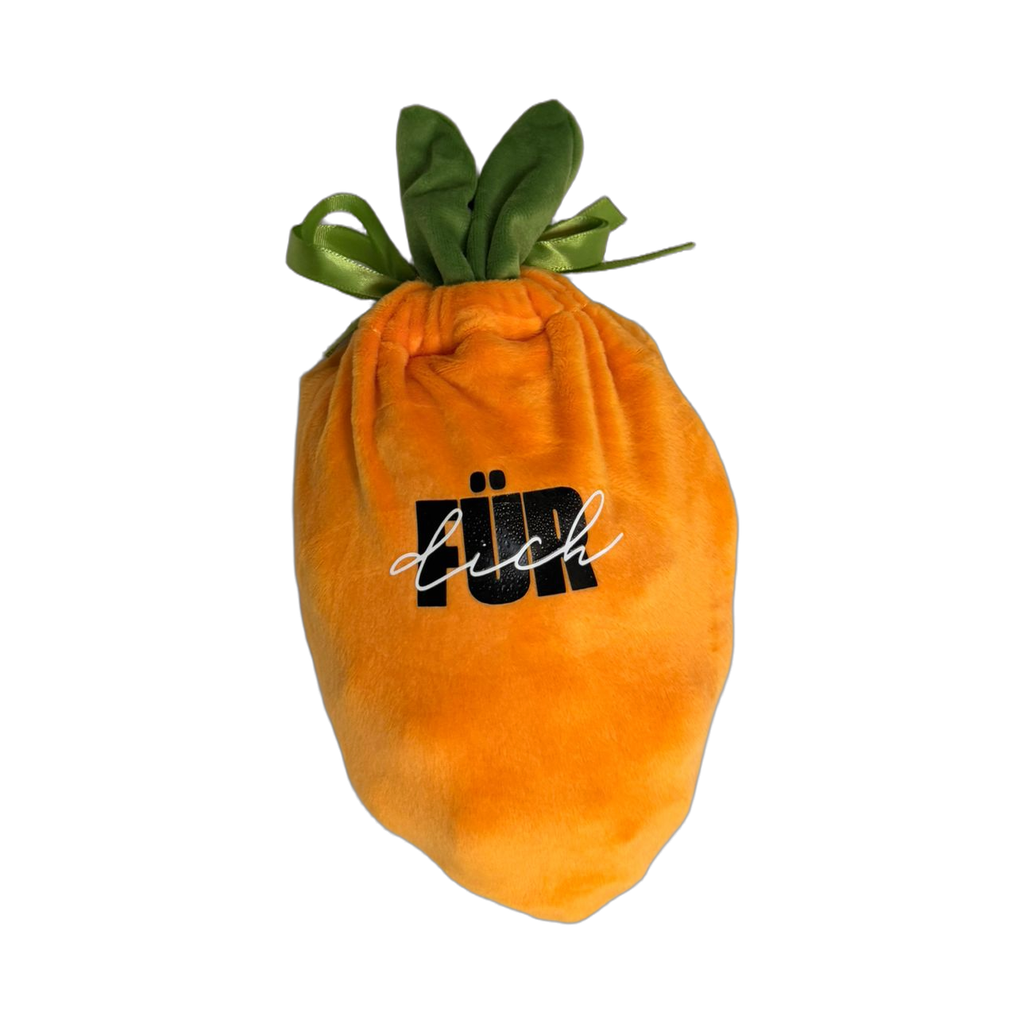 Karotten-Geschenkbeutel aus Plüsch
