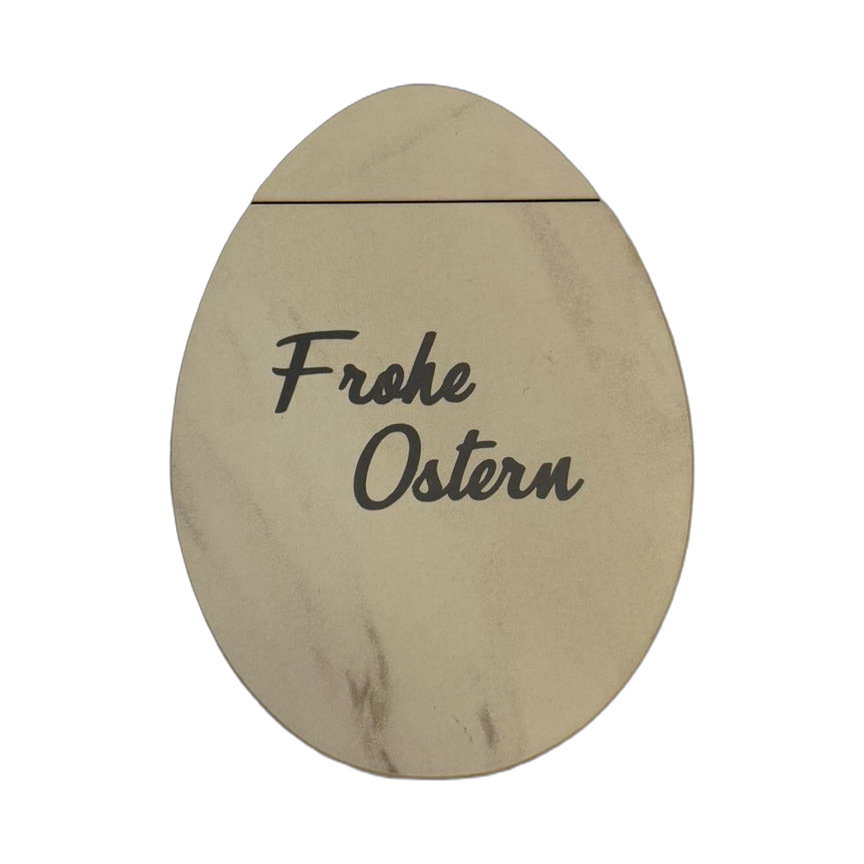 Osterei Geldgeschenk-Halter aus Holz