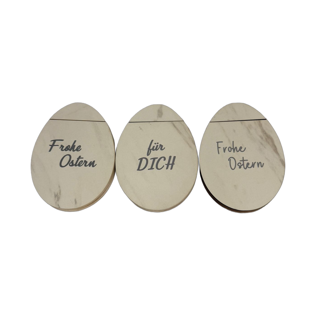 Osterei Geldgeschenk-Halter aus Holz